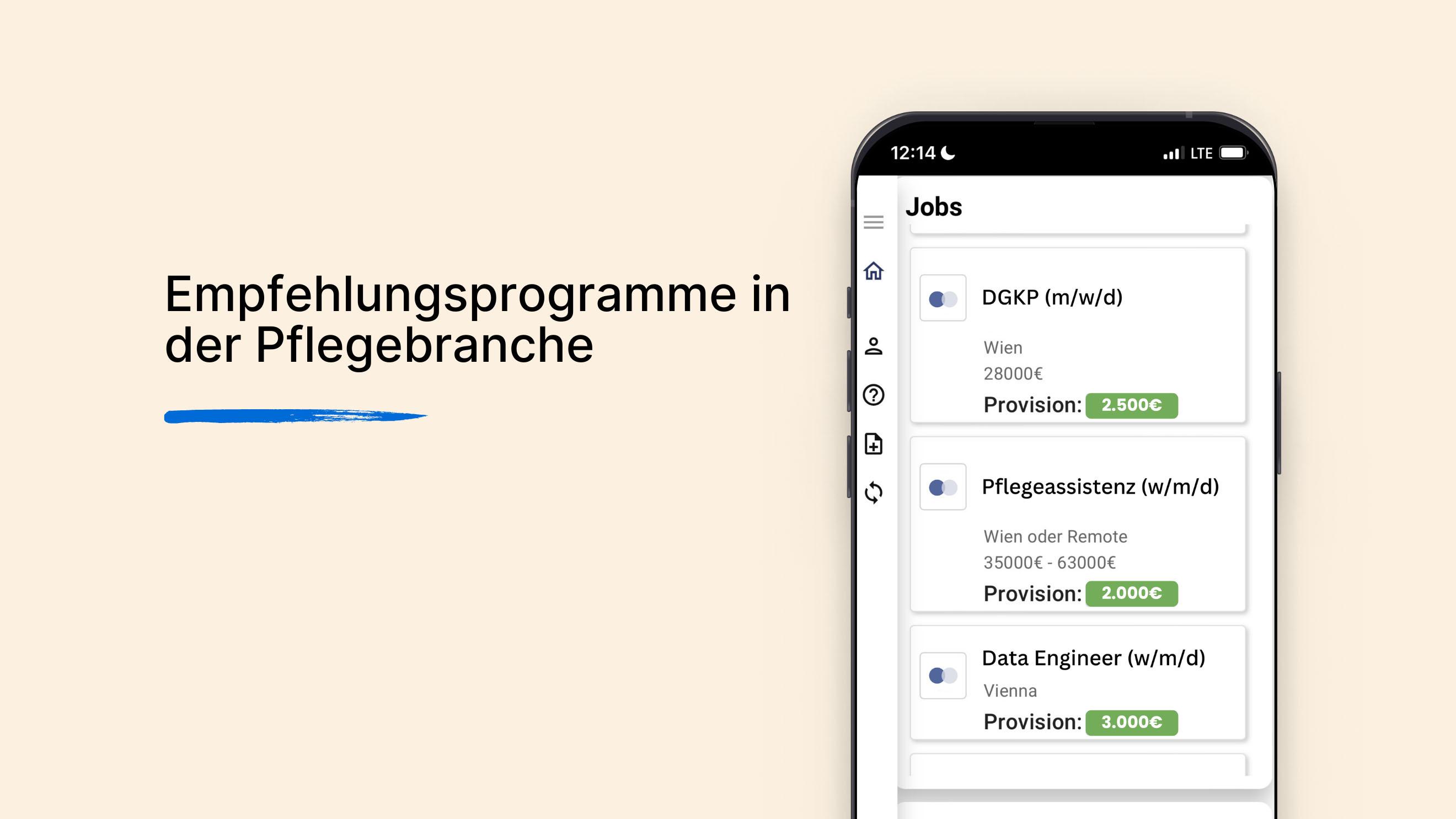 Hirebuddy Empfehlungsprogramm im Gesundheitsbereich
